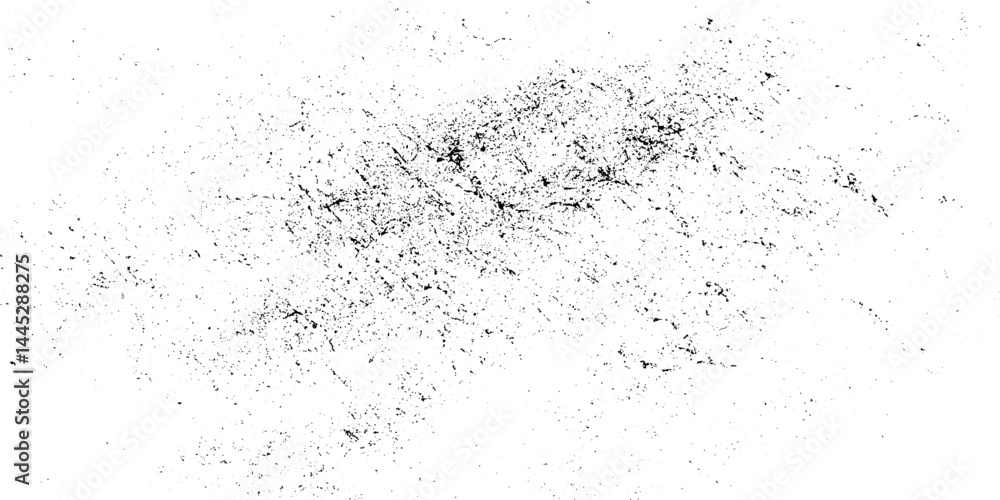 Fototapeta premium Black micro dust isolated on transparent background. Background with little noisy black particles. Texture grunge background with Black micro dust isolated on transparent background.