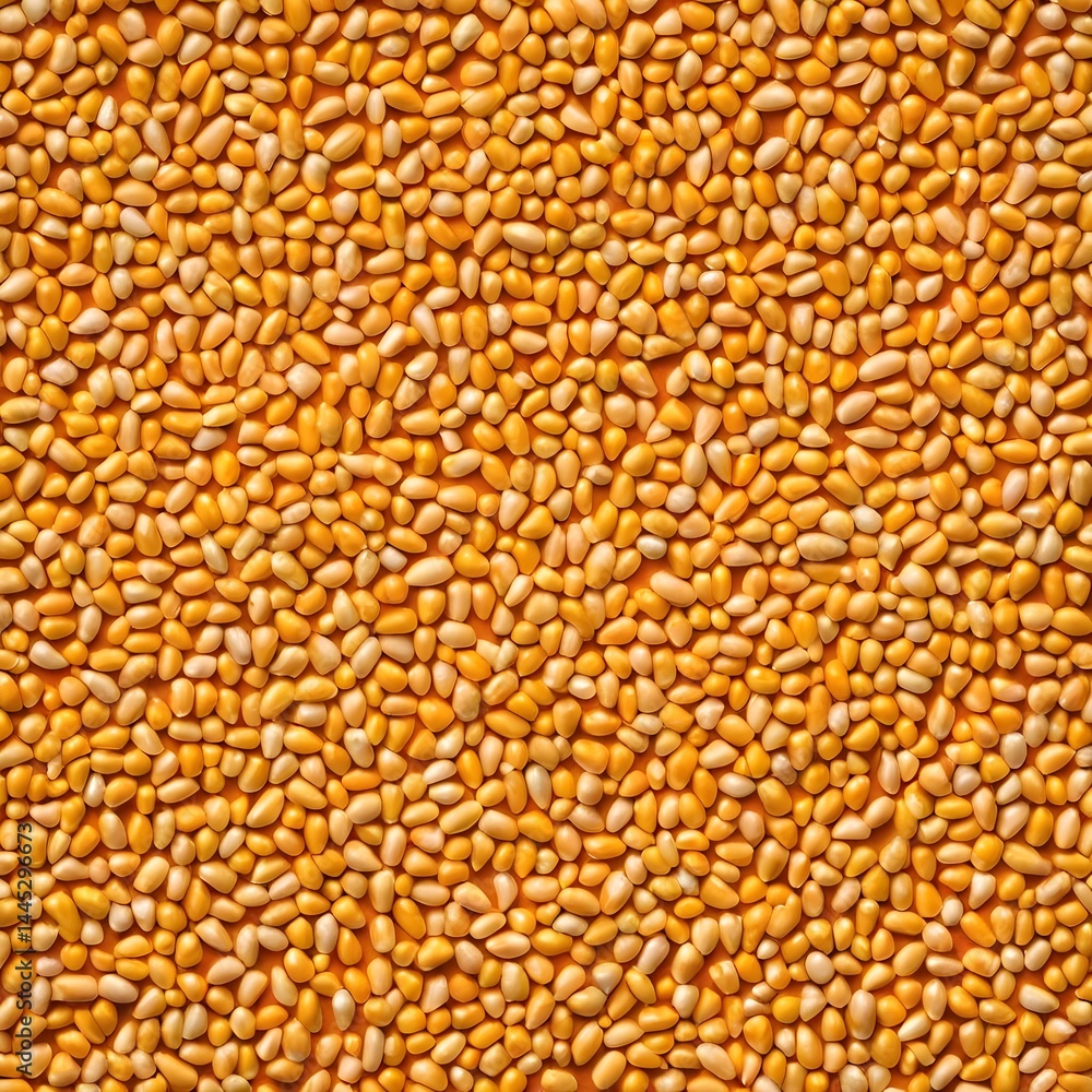 Golden Corn Kernels Background Golden Corn Kernels Background