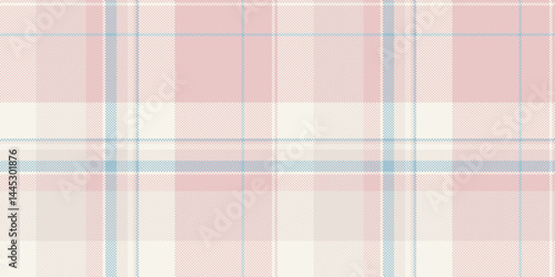 Soft pastel pink and blue plaid pattern.  Ideal for backgrounds, textile designs, or stationery.  Subtle texture and delicate color palette evoke feelings of calmness and femininity.