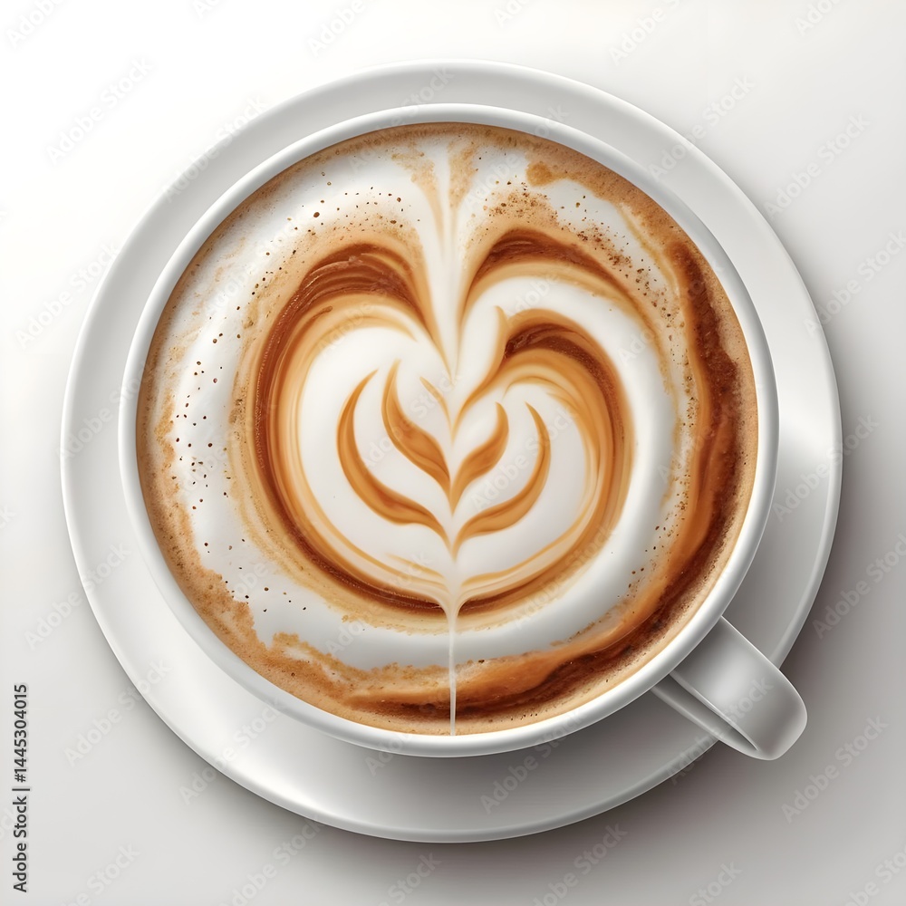 Cappuccino with Latte Art Cappuccino with Latte Art