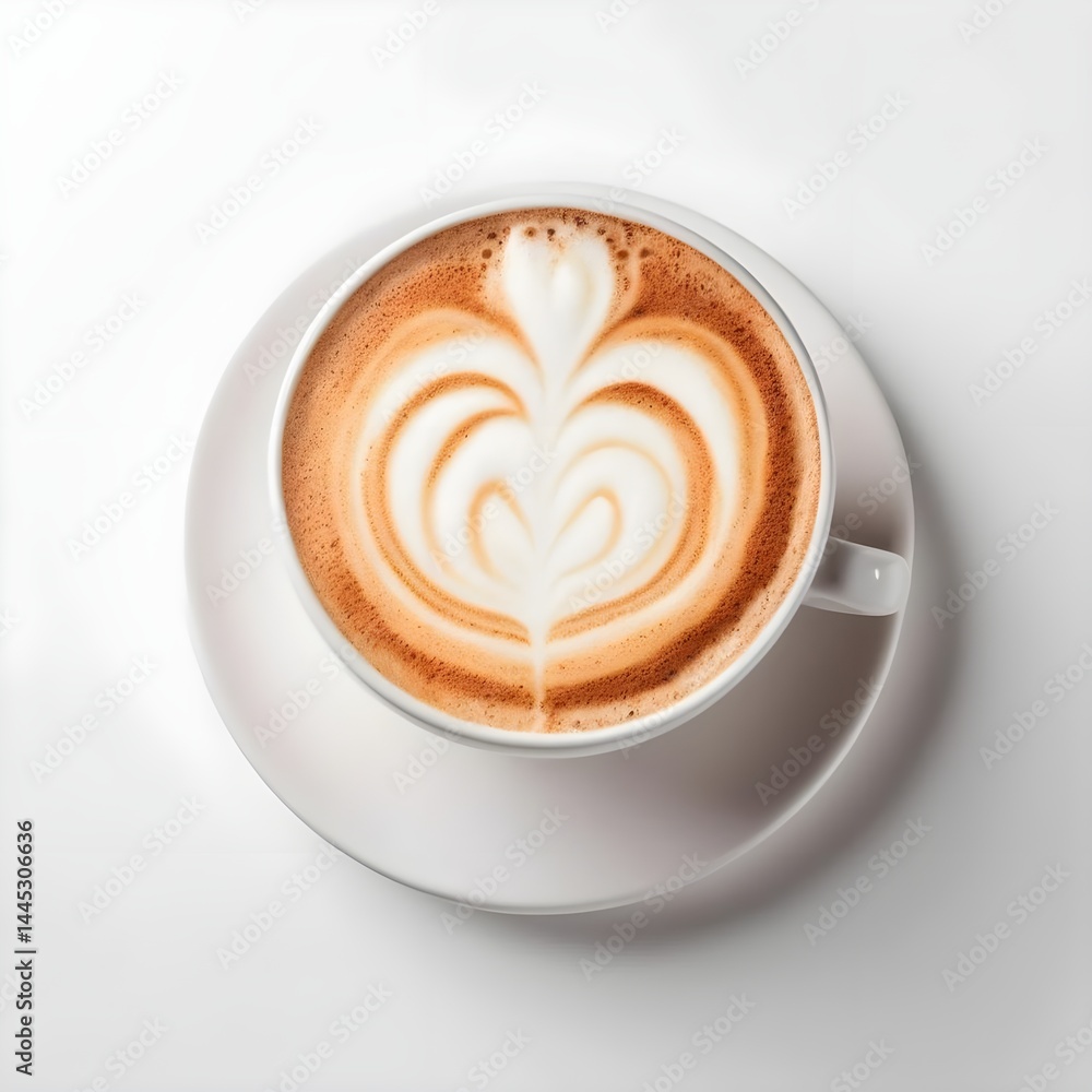 Cappuccino with Latte Art Cappuccino with Latte Art