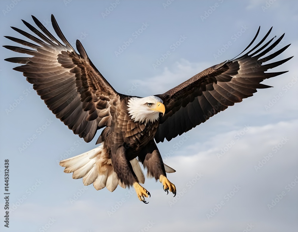Obraz premium Bald Eagle in Flight