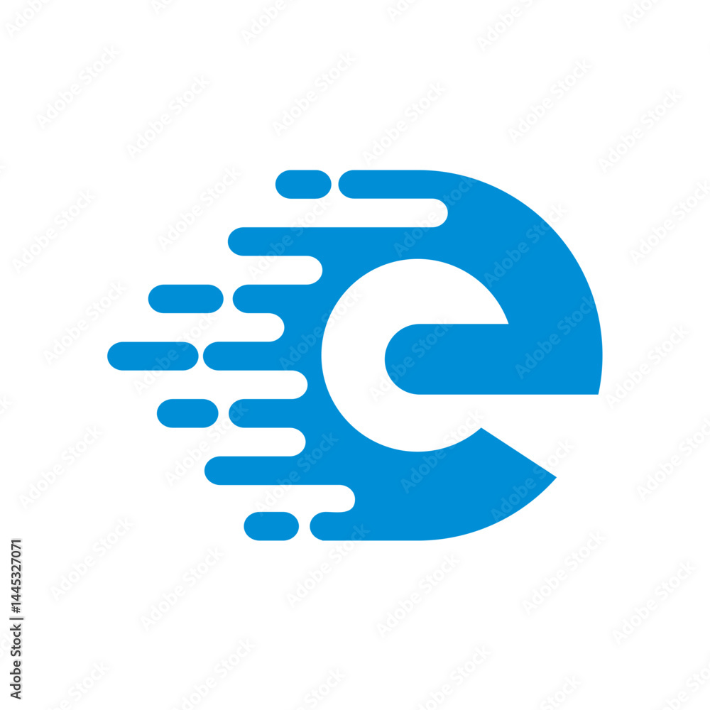 Letter E initial logo design vector template. Letter E initial logo design vector template.