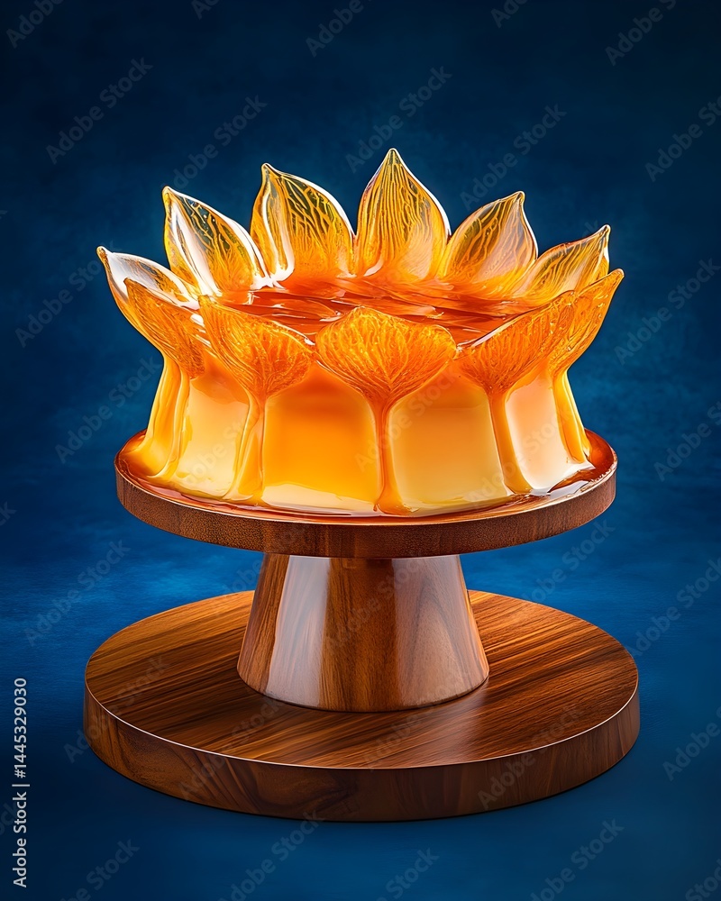 A traditional Filipino leche flan dessert topped with a glossy caramel glaze, showcasing its silky texture and golden sweetness in a mouthwatering presentation.