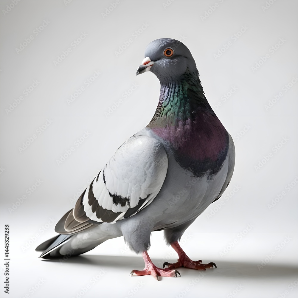 Fototapeta premium Elegant Pigeon Portrait