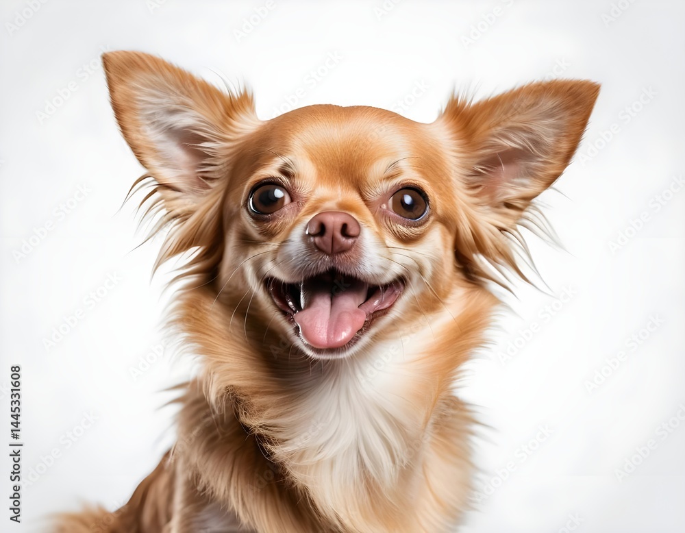 Happy Longhair Chihuahua Puppy Happy Longhair Chihuahua Puppy