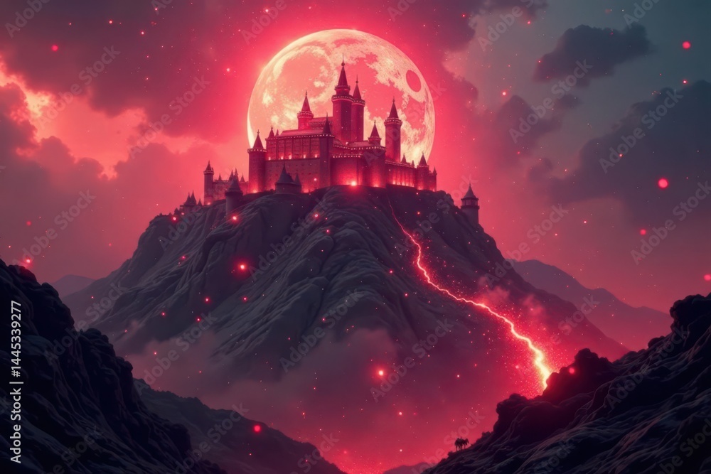 Digital fortress under cyber attack Exploding data streams , vulnerability scan, server, security