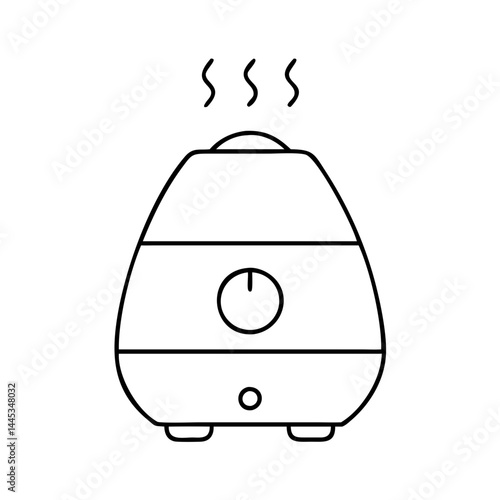 humidifier icon, humidifier line art - simple line art of humidifier, perfect for humidifier logos and icons