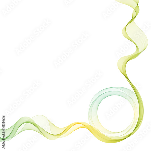 Abstract background with color waves. Eps 10