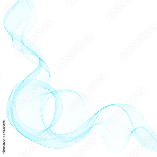 Blue wave. abstract background. advertising layout. Design for brochure, banner flyer and more. Eps 10