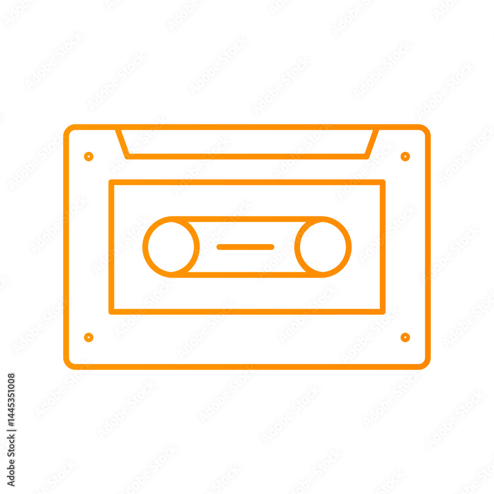 cassette gradient icon cassette gradient icon