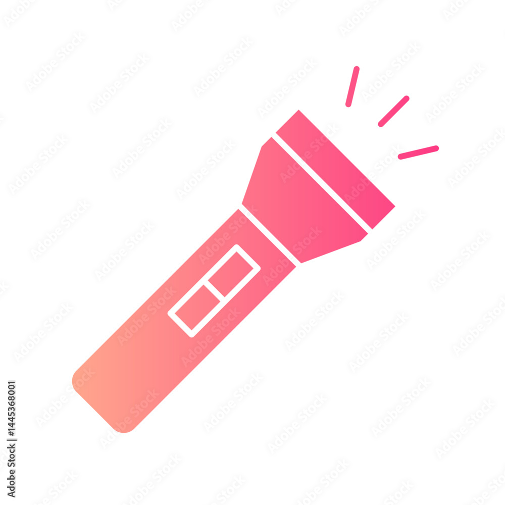flashlight gradient icon flashlight gradient icon