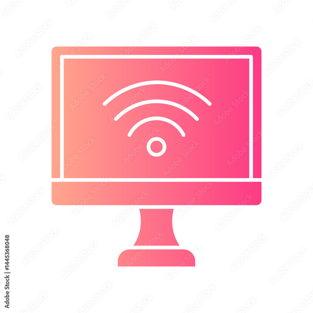computer gradient icon computer gradient icon
