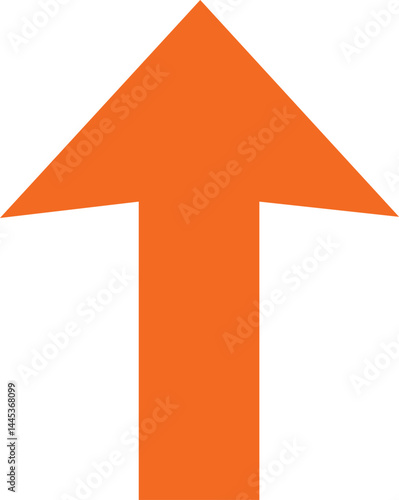 Free Download Arrow, Up, Growth bold upward arrow sign progress improvement positive direction rise movement indicator vector illustration printable design minimal clean business trend graphic symbol - GFXLoad