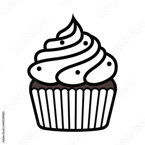 Birthday Dessert Vector Clipart