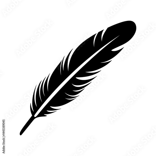 Simple Rocket Silhouette Clipart