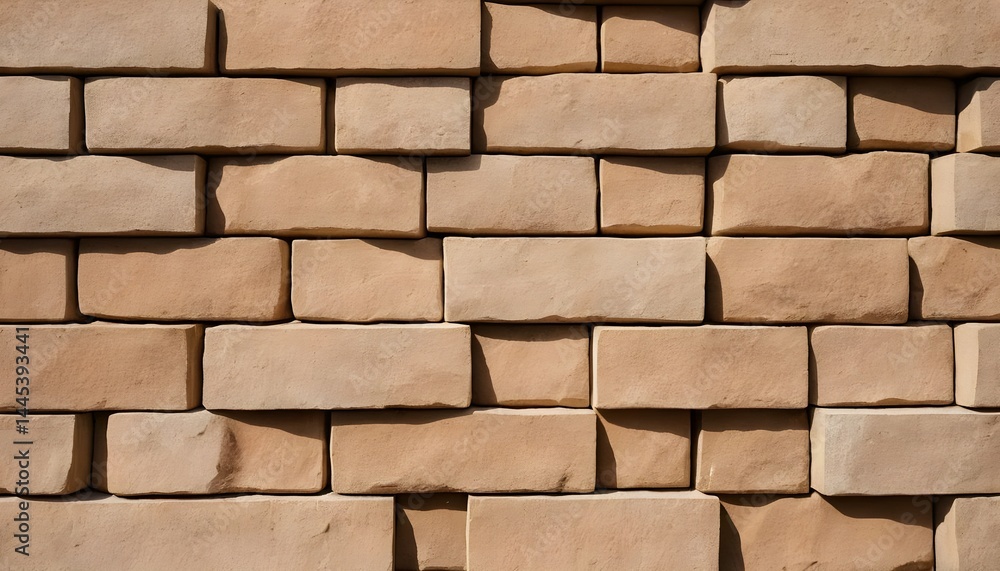Fototapeta premium Beige Brick Wall Texture