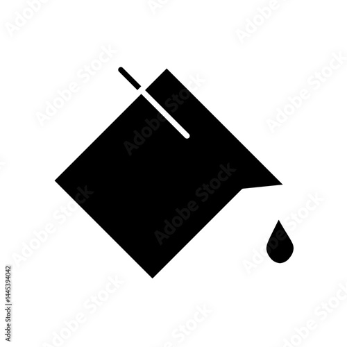 paint bucket glyph icon