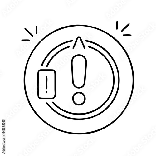 emergency shutdown icon, emergency shutdown line art - simple line art of emergency shutdown, perfect for emergency shutdown logos and icons