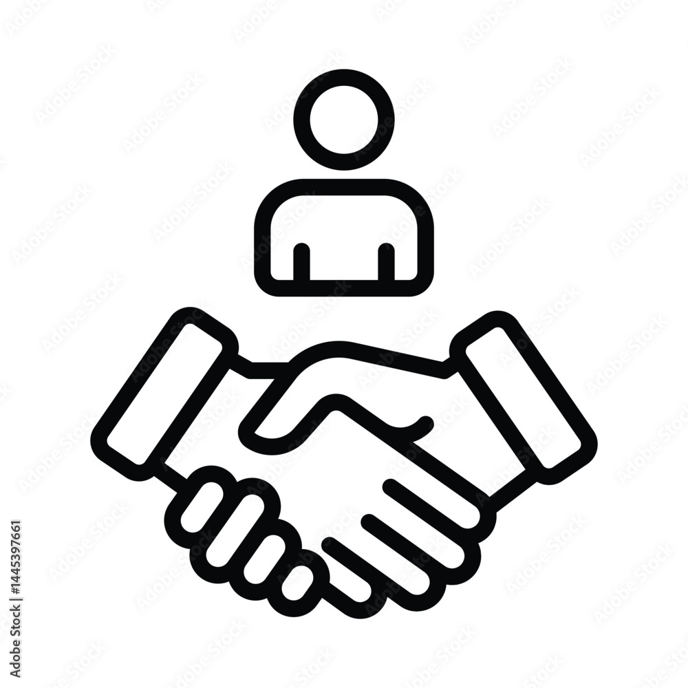 Public Relation Vector outline icon. Eps10 file Public Relation Vector outline icon. Eps10 file