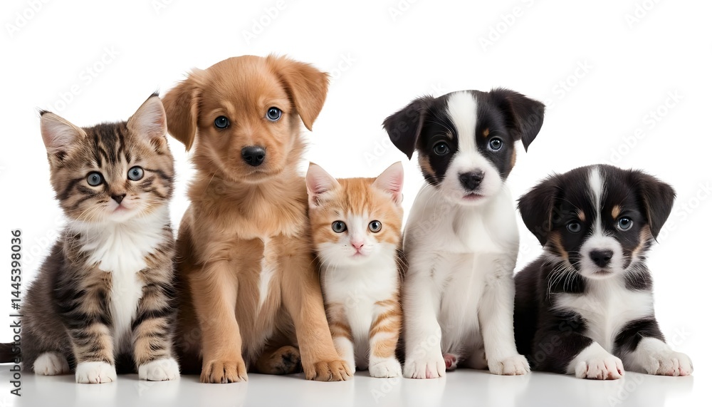 Adorable Kittens and Puppies Together Adorable Kittens and Puppies Together