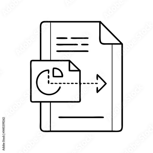 file format icon, file format line art - simple line art of file format, perfect for file format logos and icons