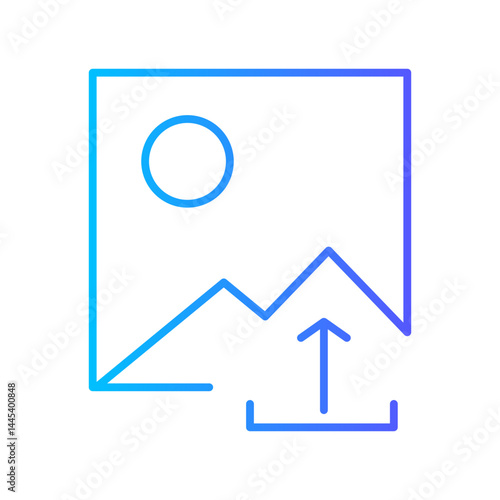 upload gradient icon