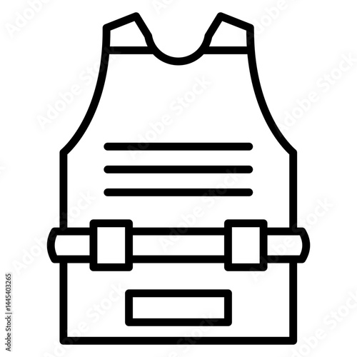 Bulletproof Vest Icon