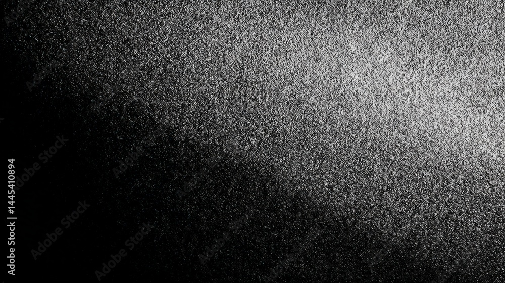 Obraz premium Grainy gradient shading fading into black with subtle film-like noise texture asymmetric layered