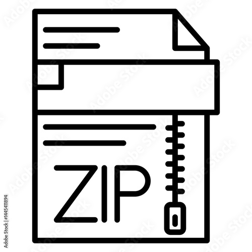 Zip File Icon