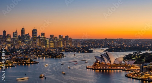 Sydney Harbor Sunset, Photo