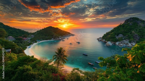 Koh Tao: amazing sunset.