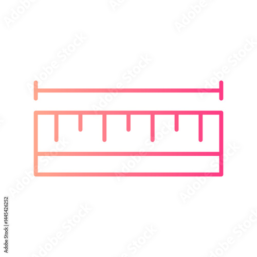 length gradient icon