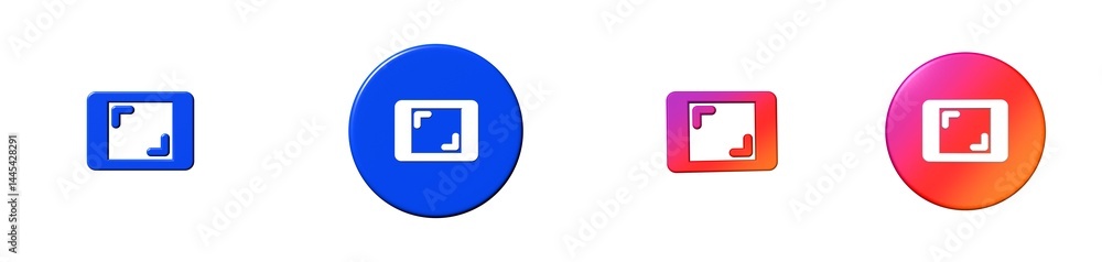 screenshot tablet hardware 3D icon screenshot tablet hardware 3D icon