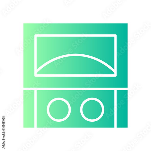 voltmeter gradient icon
