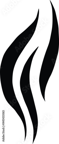 Aromas vaporize icon. Smells vector line icon, hot aroma, stink or cooking steam symbols, smelling or vapor, smoking or odors sign on white background