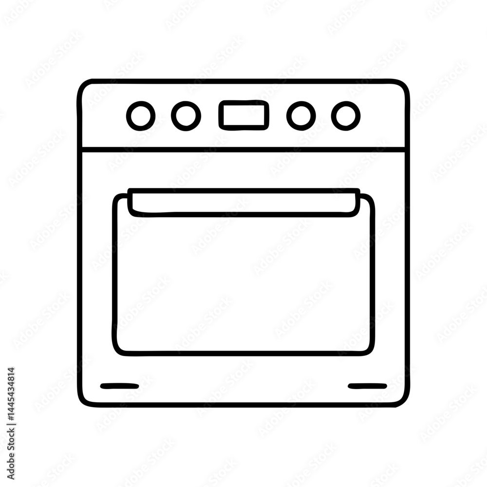 oven icon, oven line art - simple line art of oven, perfect for oven logos and icons oven icon, oven line art - simple line art of oven, perfect for oven logos and icons