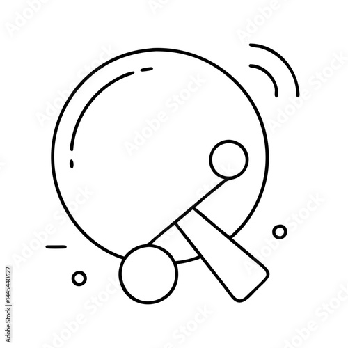 ping icon, ping line art - simple line art of ping, perfect for ping logos and icons