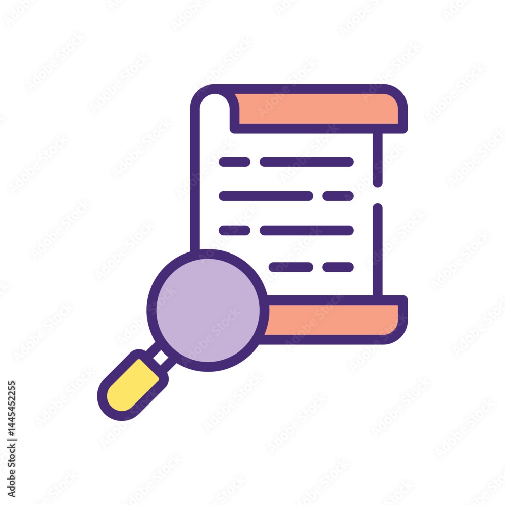 Document Icon vector stock illustration Document Icon vector stock illustration