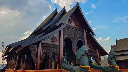 Loei province wood temple