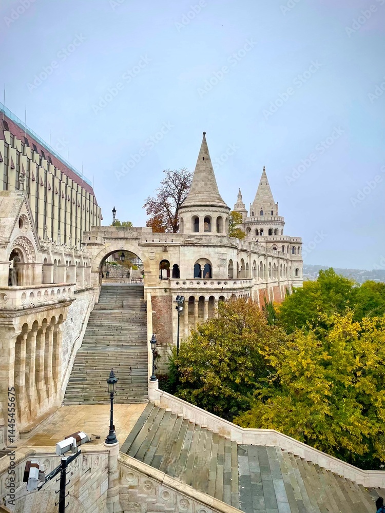 Fototapeta premium Fisherman's Bastion in Budapest, Hungary