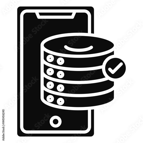 Smartphone Database Icon