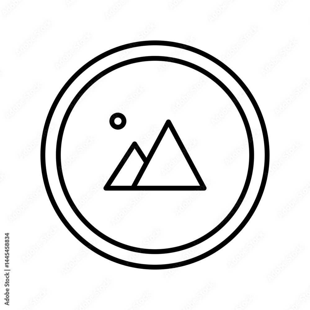 badge line icon badge line icon