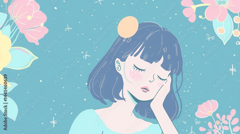 Light Blue Cartoon Anime Style Background: A Delightful Fusion of Whimsy and Visual Charm