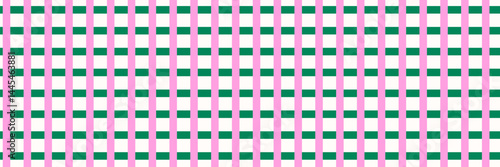 Retro checkered seamless pattern. Pink and green stripe background for textile, fabric covers, packaging and gift wrap. Vector print template.