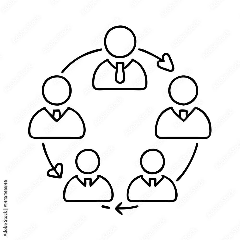 team collaboration icon, team collaboration line art - simple line art of team collaboration, perfect for team collaboration logos and icons team collaboration icon, team collaboration line art - simple line art of team collaboration, perfect for team collaboration logos and icons