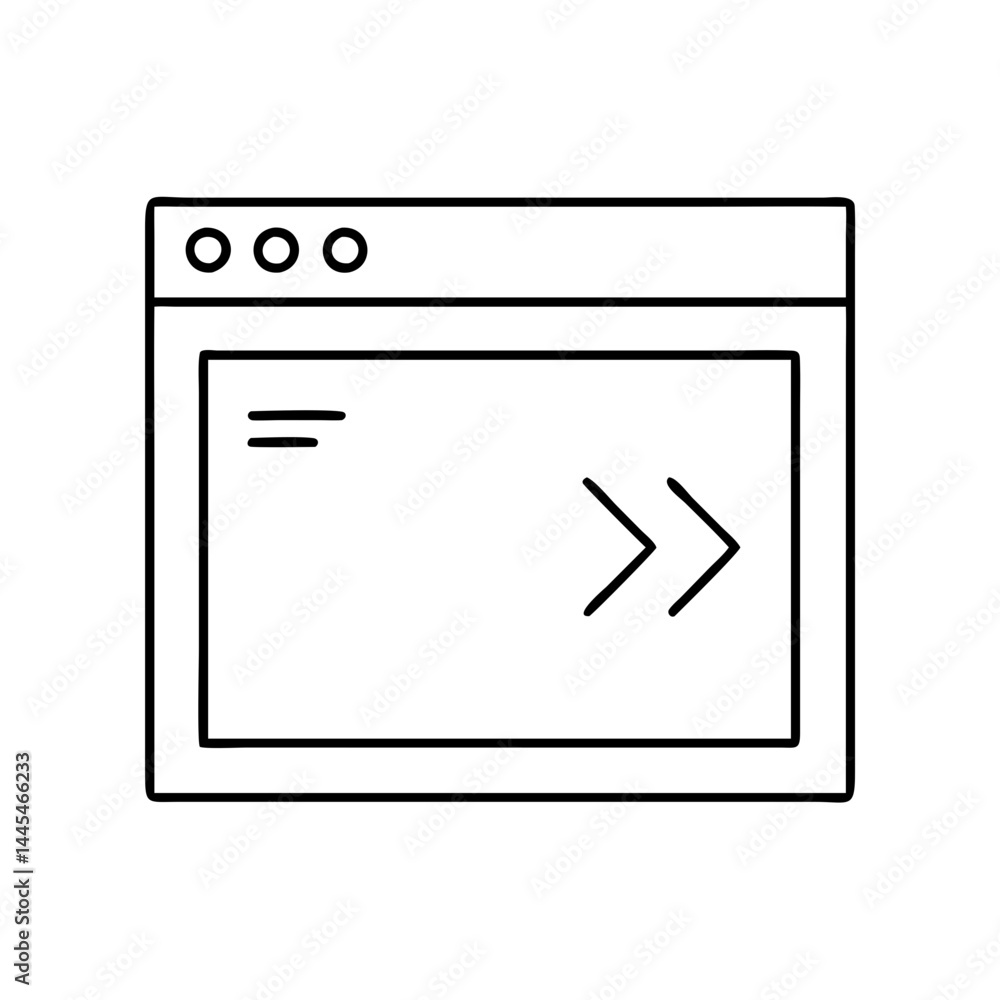 terminal window icon, terminal window line art - simple line art of terminal window, perfect for terminal window logos and icons terminal window icon, terminal window line art - simple line art of terminal window, perfect for terminal window logos and icons