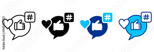 Feedback Icon Set Multiple Style Vector Illustration