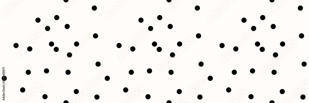 Simple black sprinkle seamless pattern. Retro confetti texture background. Vector Illustration. Simple black sprinkle seamless pattern. Retro confetti texture background. Vector Illustration.