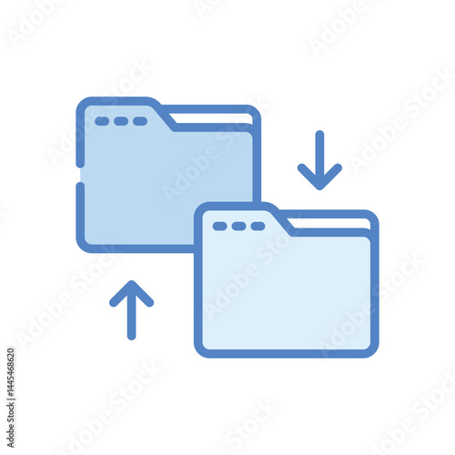 Transfers  Icon vector stock illustration